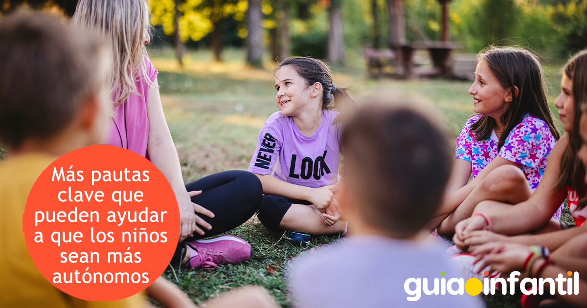 Pautas para que los niños sean más autónomos