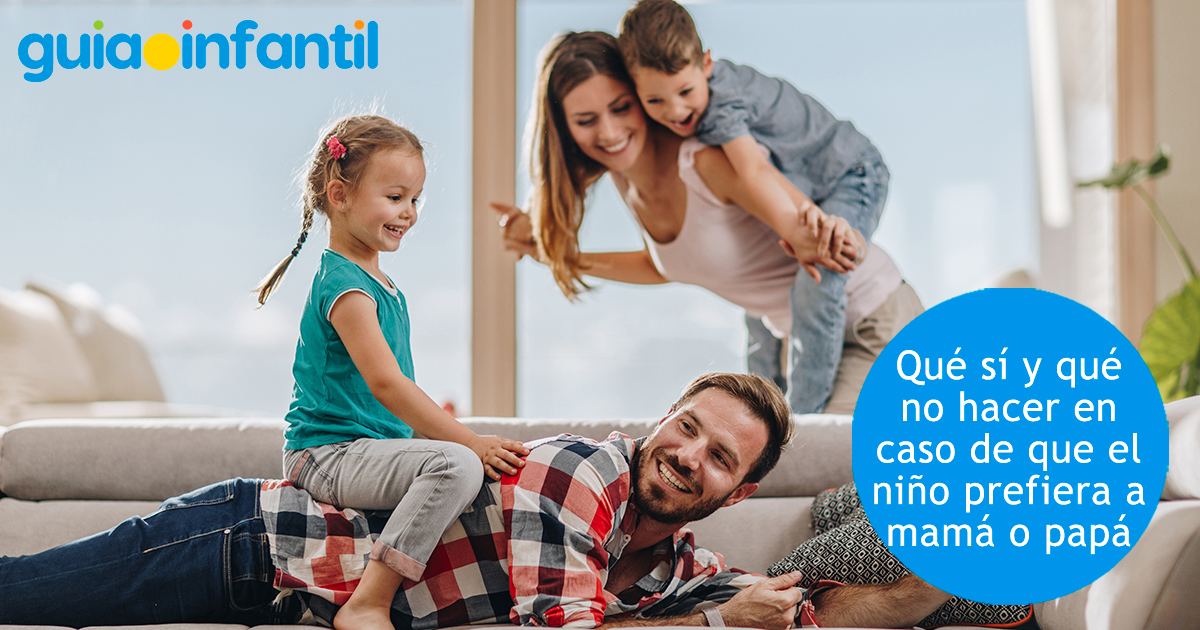 Niños que prefieren más a mamá o papá