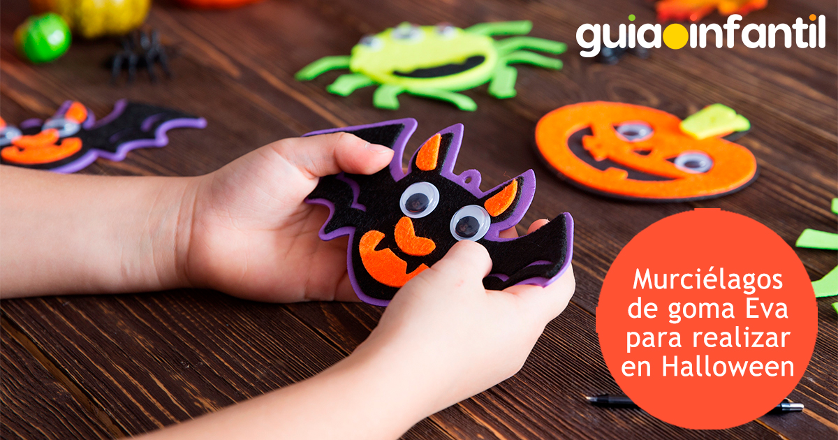 Muciélagos de Halloween para niños