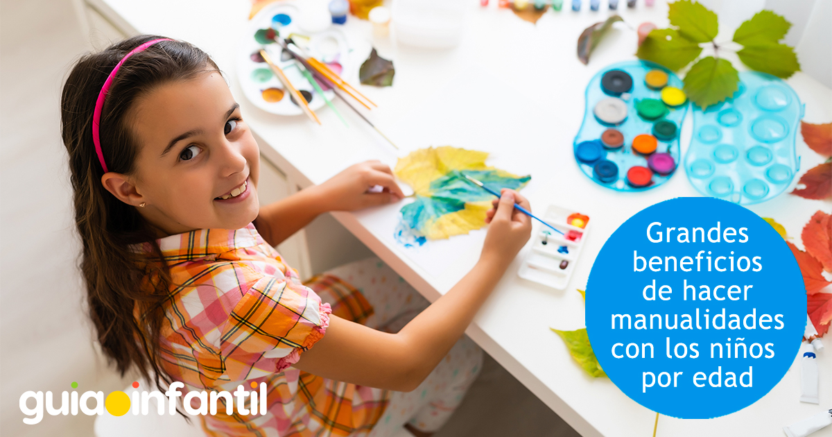 Beneficios de hacer manualidades con los niños