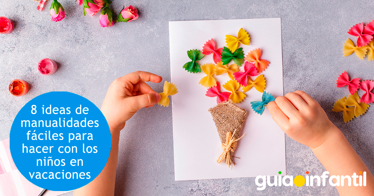 Tarjeta de primavera sencilla para niños