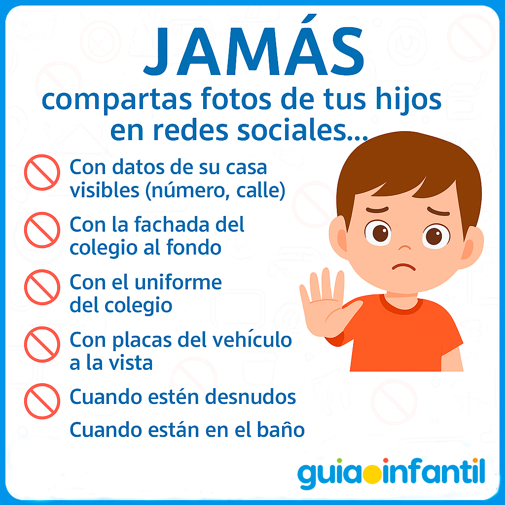 Consejos para los padres con fotos en redes sociales