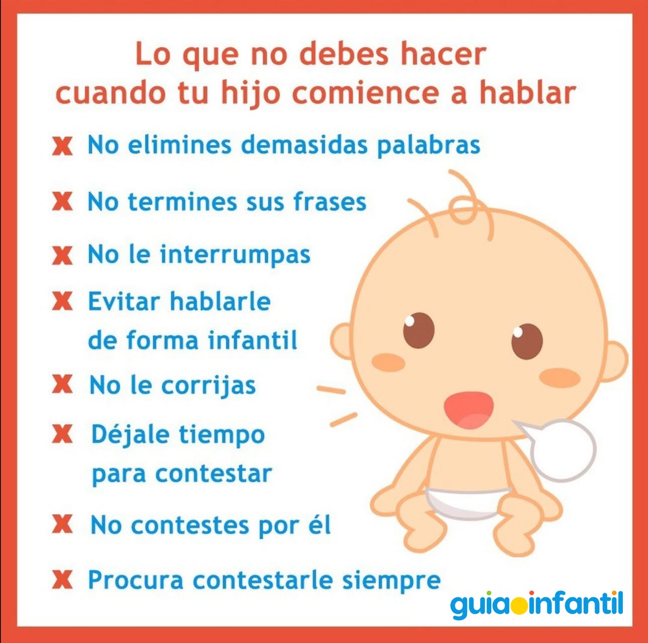 Qué no hacer cuando tu hijo empiece a caminar