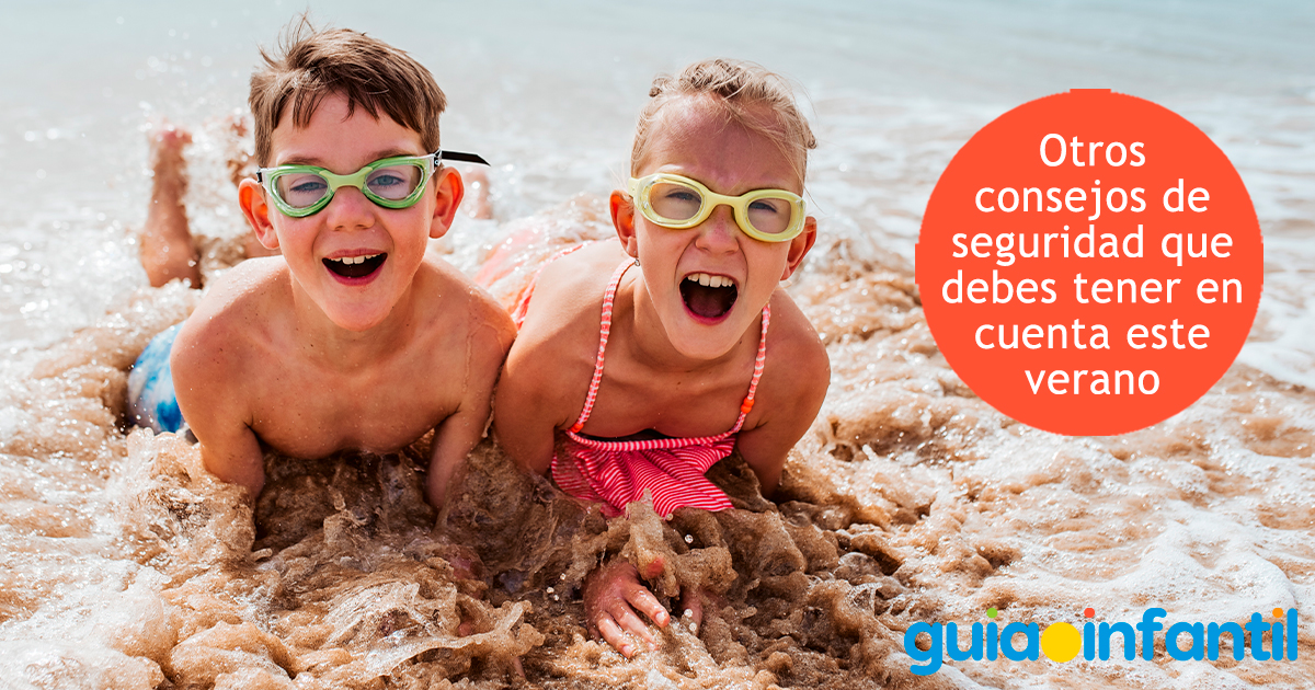 Consejos de seguridad para niños en la playa