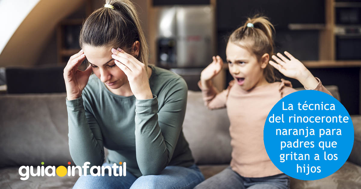 rinoceronte naranja-método para dejar de gritar a los hijos