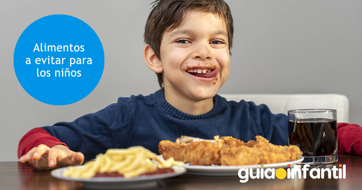 que alimentos a evitar para niños