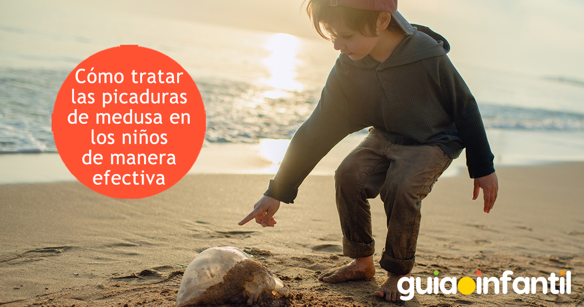 Cómo tratar la picadura de medusa en niños