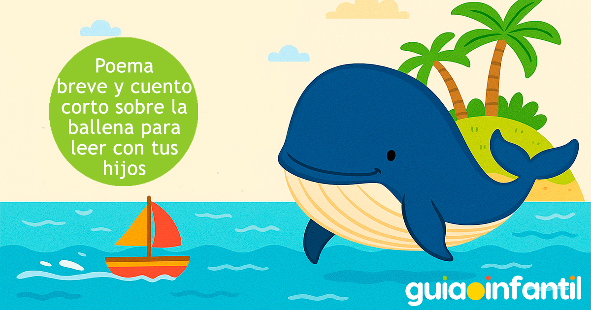 Poema corto a la ballena para niños