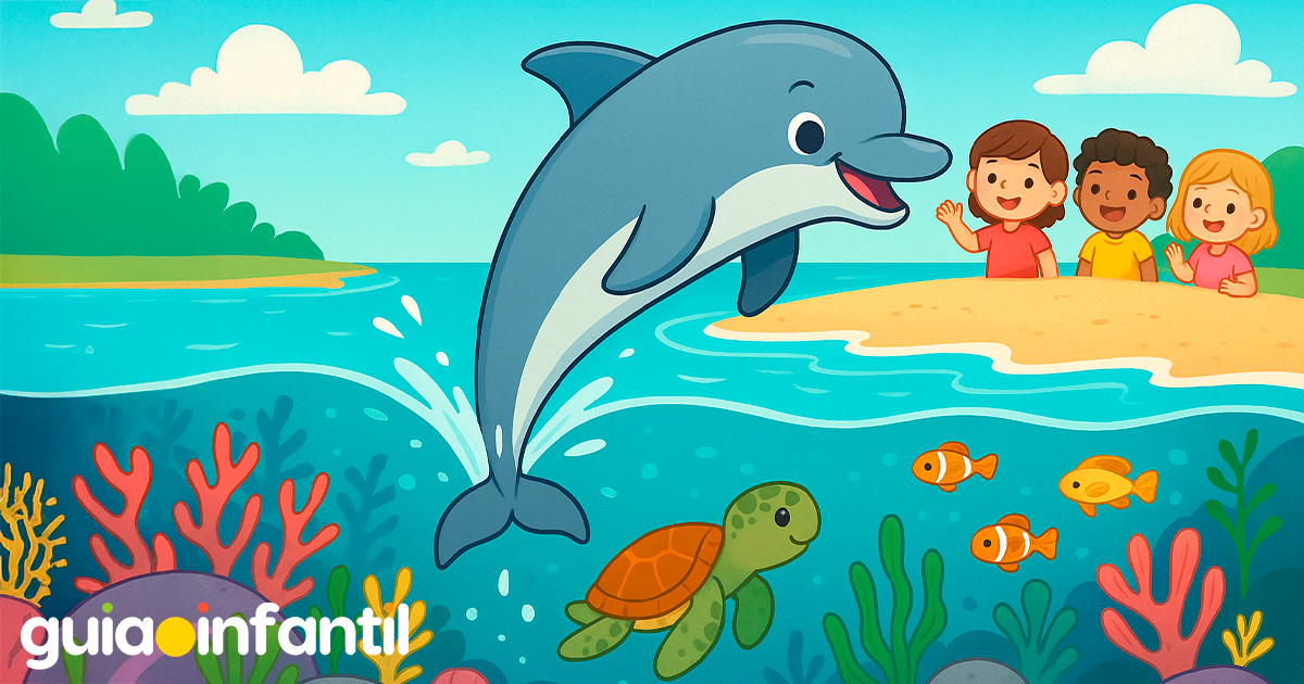 Cuento sobre el delfín para los niños