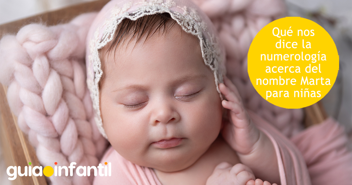 Numerología del nombre Marta para niñas