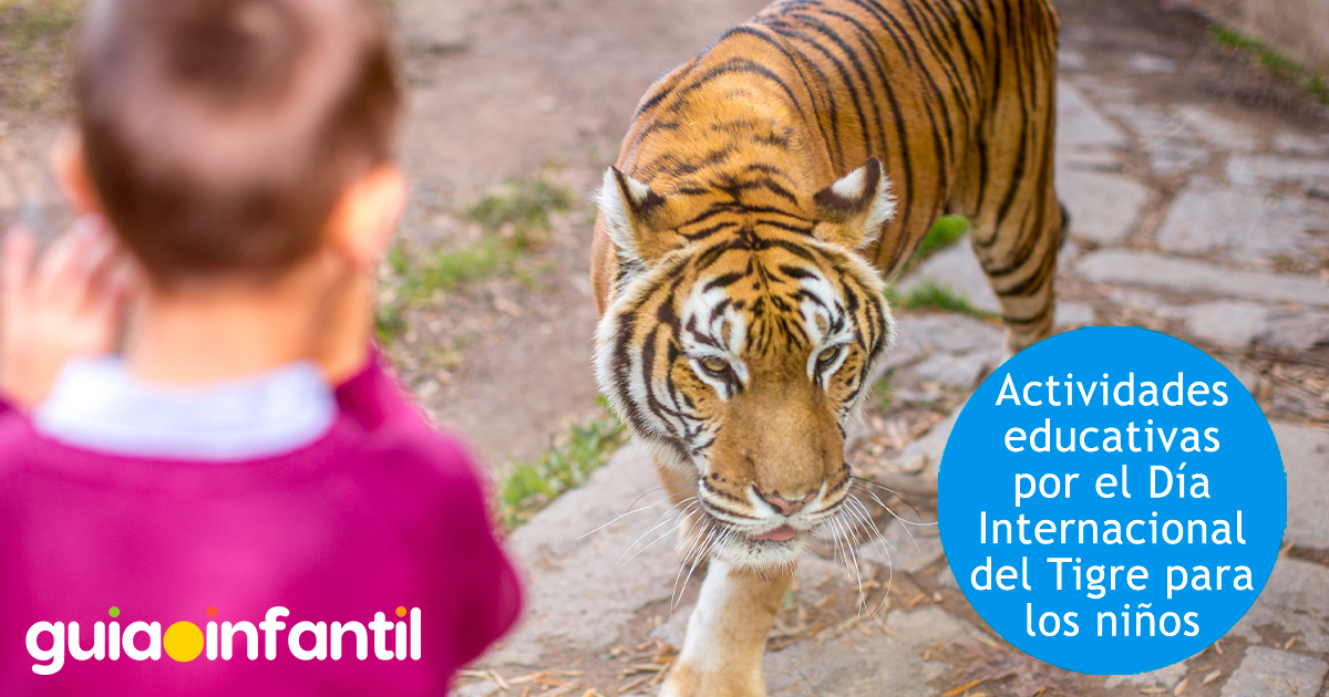 Actividades educativas por el Día del Tigre para niños