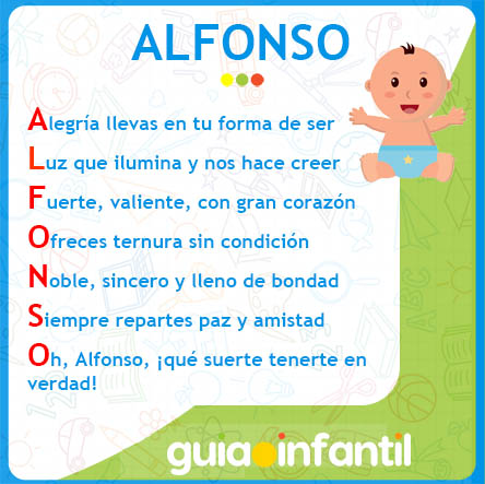 san Alfonso. Acróstico para felicitar
