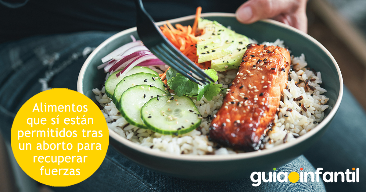 Alimentos permitidos tras un legrado