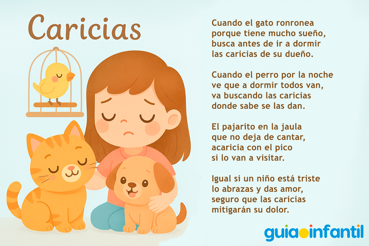 Poema para niños, Caricias