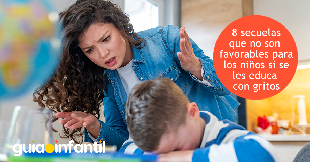 Consecuencias de gritar a los niños para educarlos