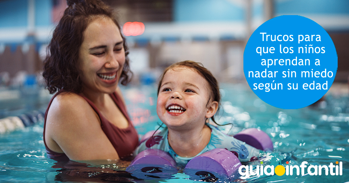 Trucos para enseñar a los niños a nadar