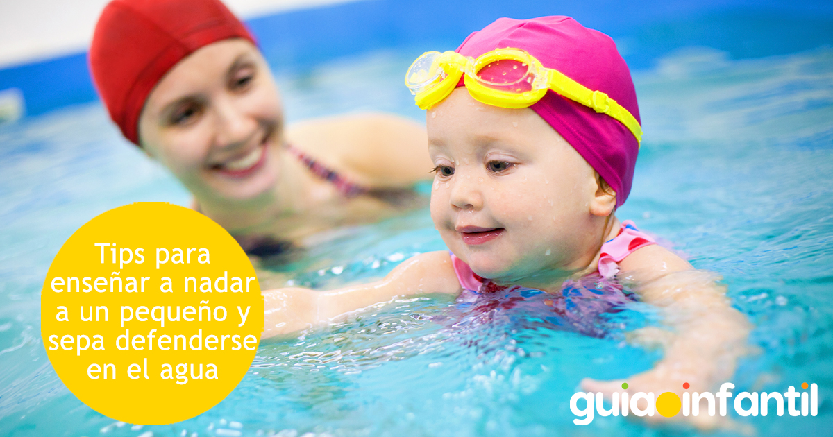 Tips para enseñar a los niños a nadar
