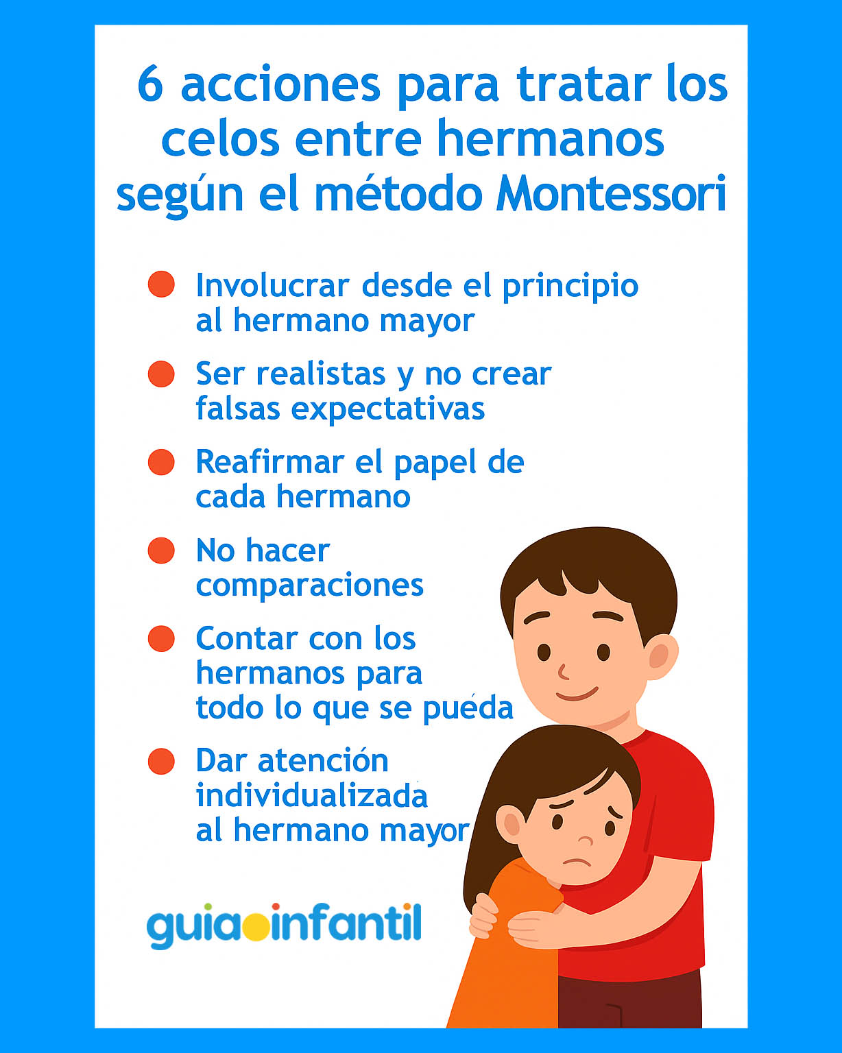 Evita los celos entre tus hijos