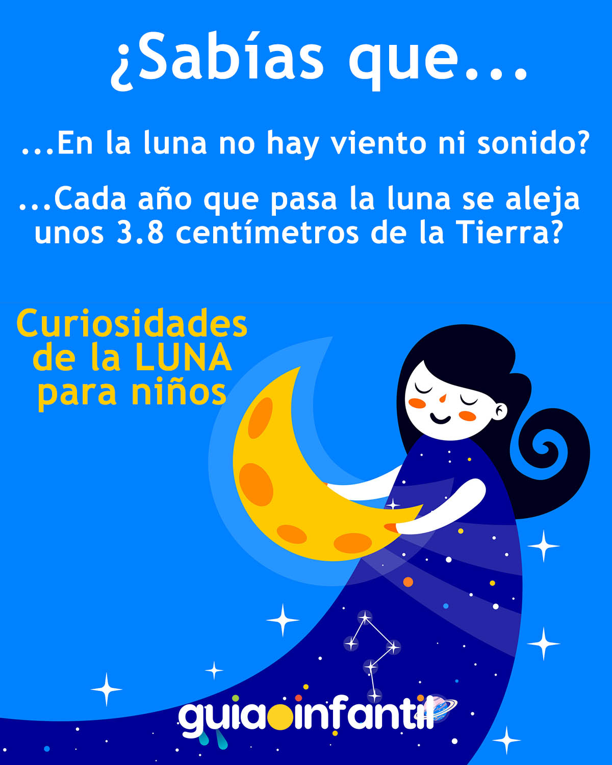 curiosidades de la luna para niños