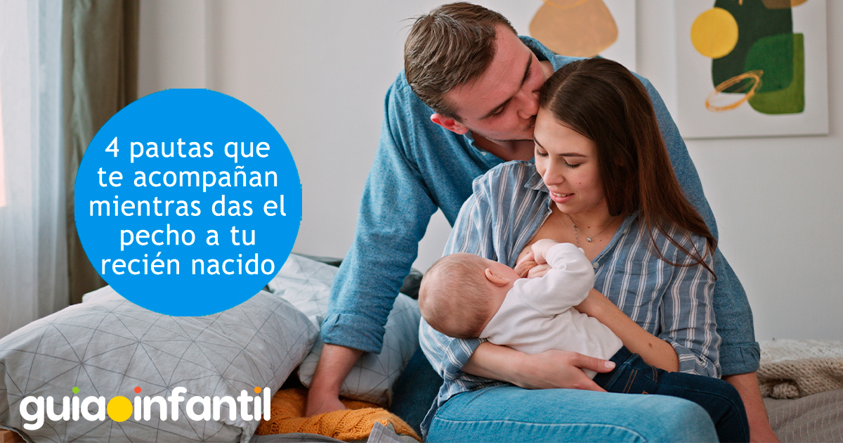 Pautas que acompañan al dar el pecho al bebé