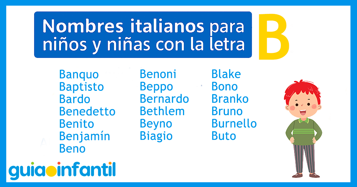 Nombres con letra B