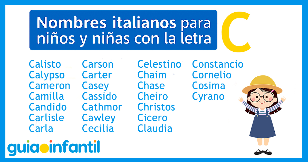 Nombres con letra C