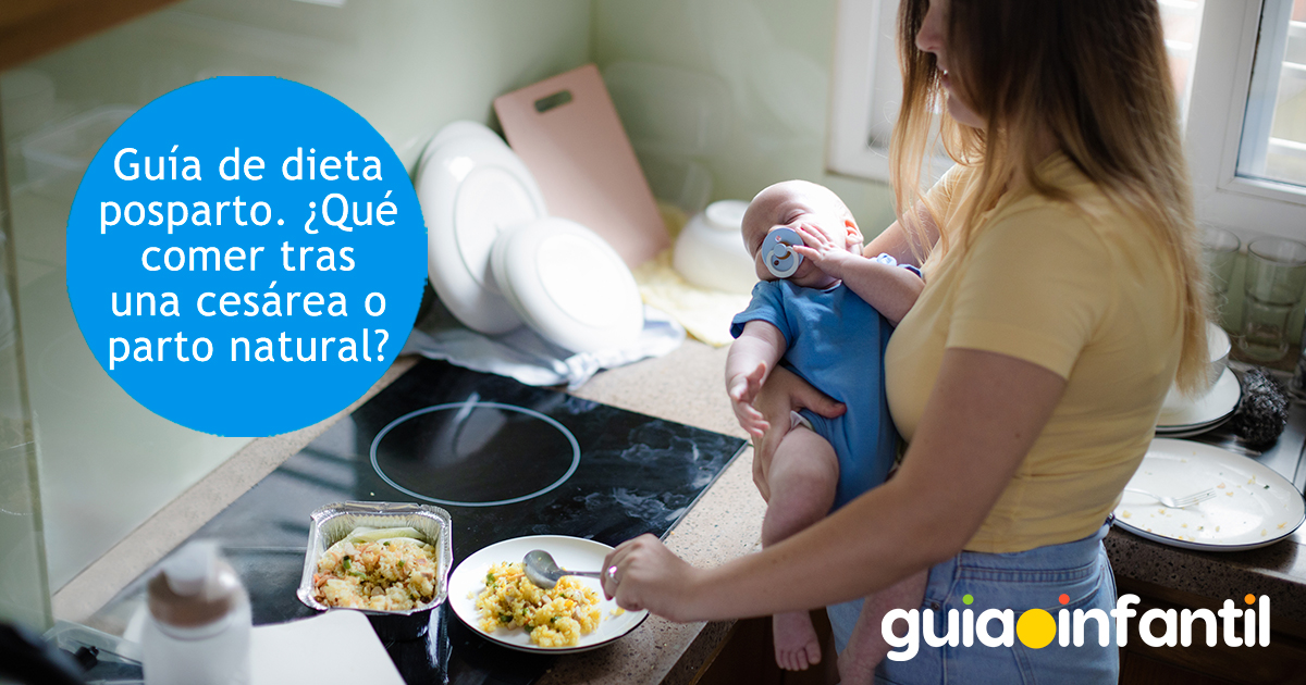 Guía de dieta postparto