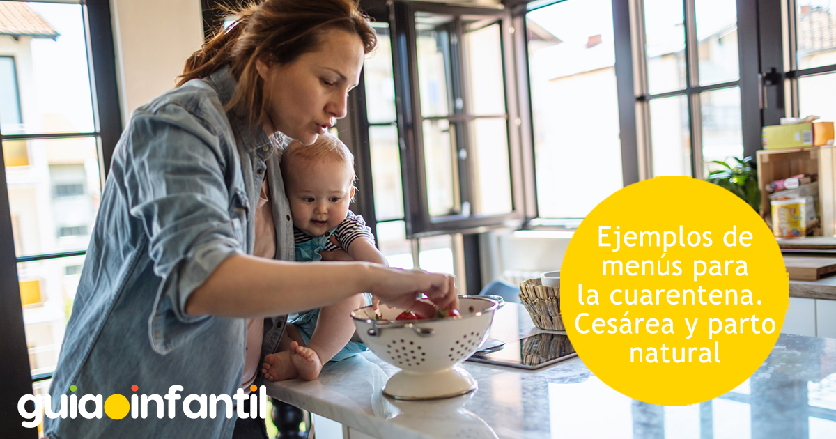 Ejemplos de menú para la cuarentena