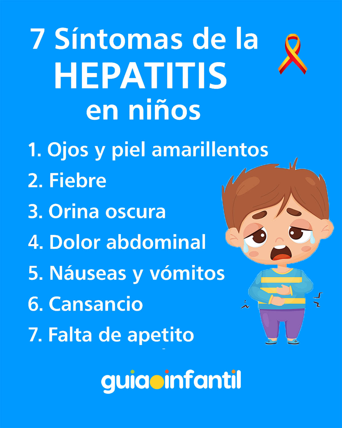 síntomas de la hepatitis en niños