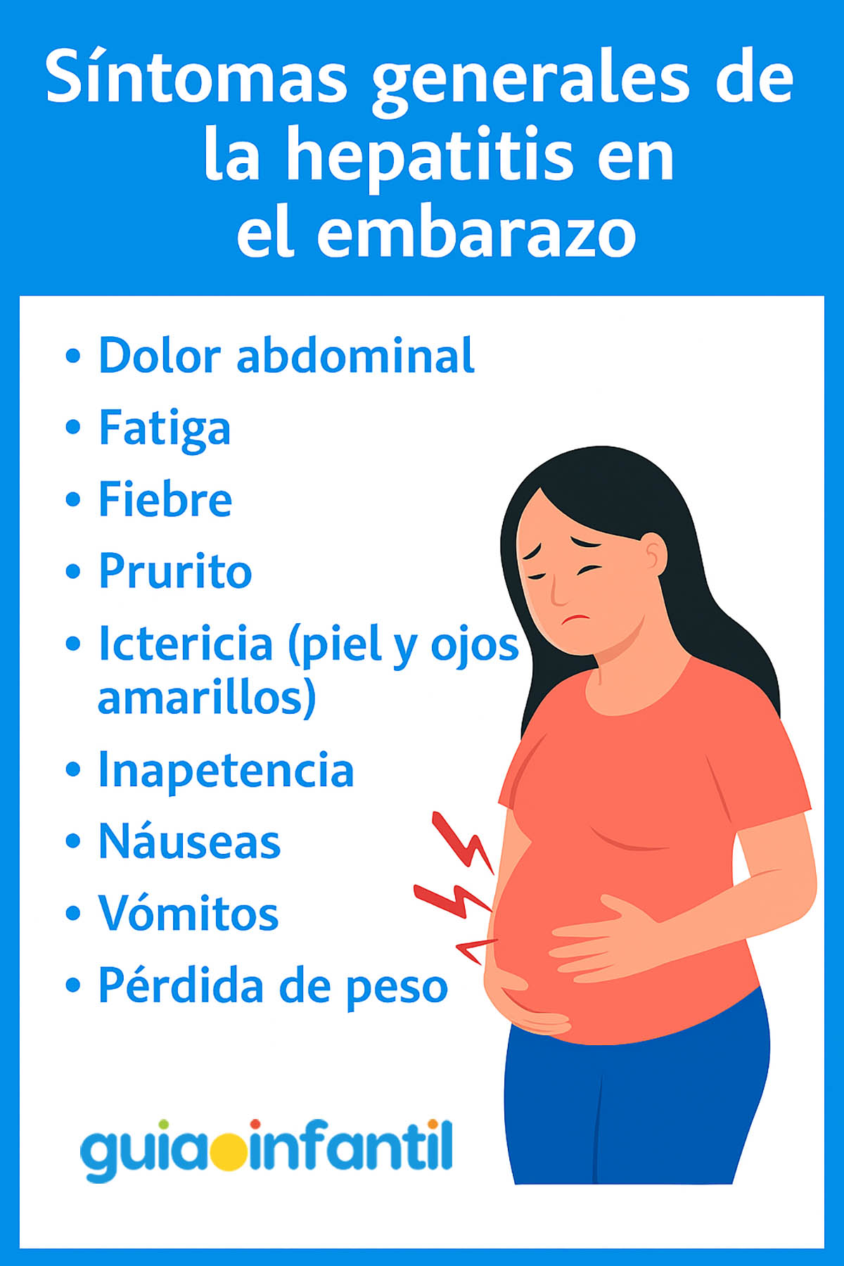 síntomas de la hepatitis en el embarazo