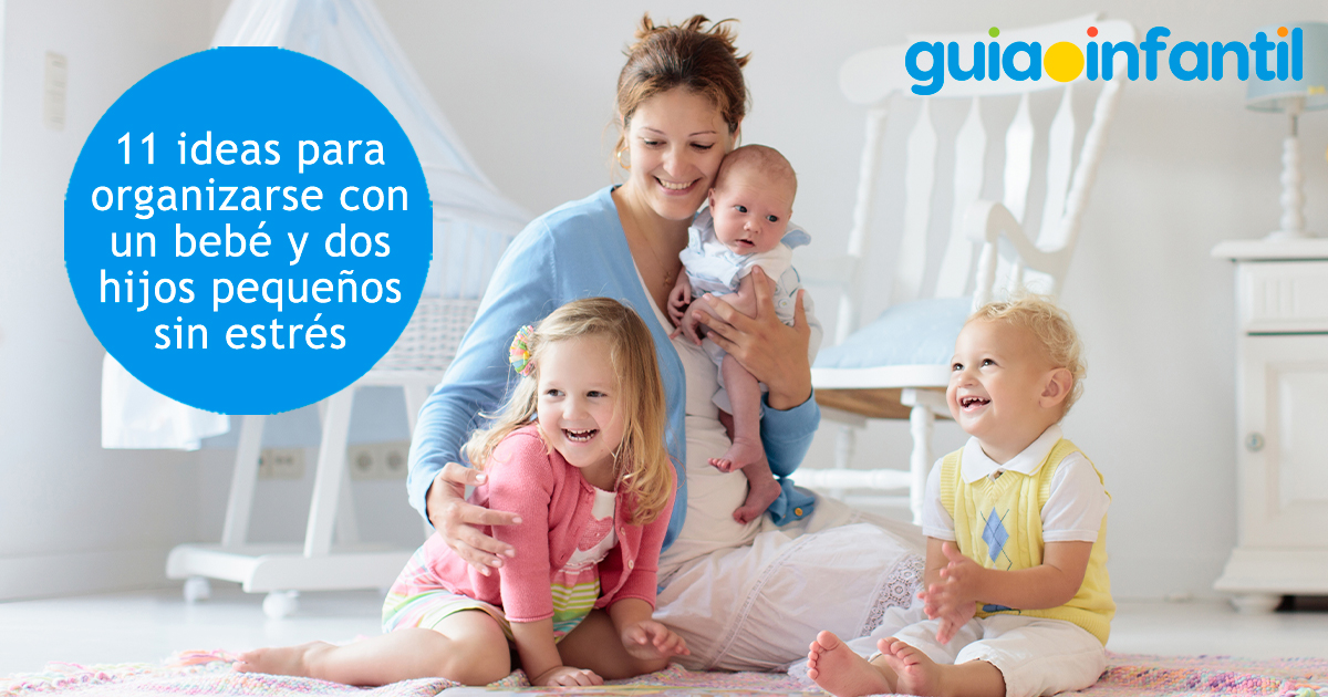 Ideas para organizarse con tres niños en casa