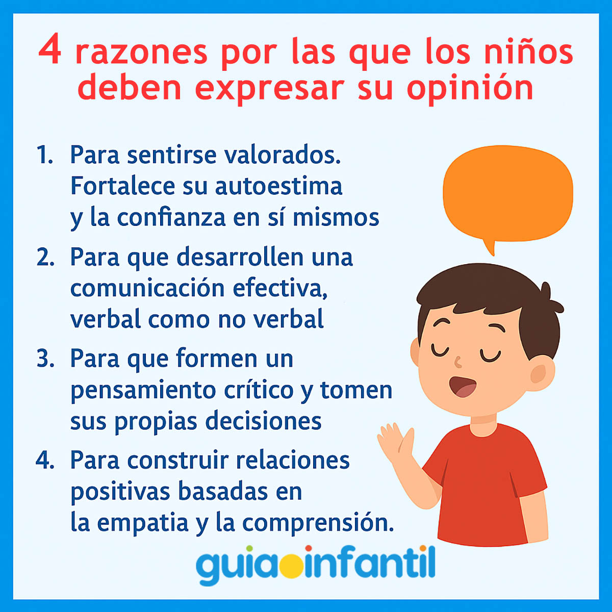 por qué debemos escuchar la opinión de los niños