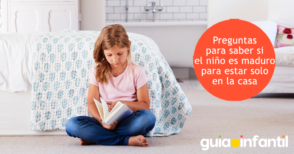 Niños maduros en casa