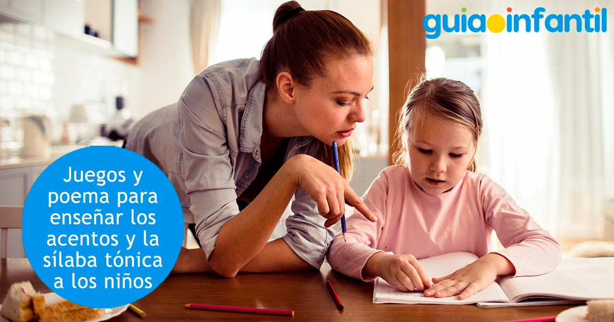 Cómo enseñar a los acentos de los niños