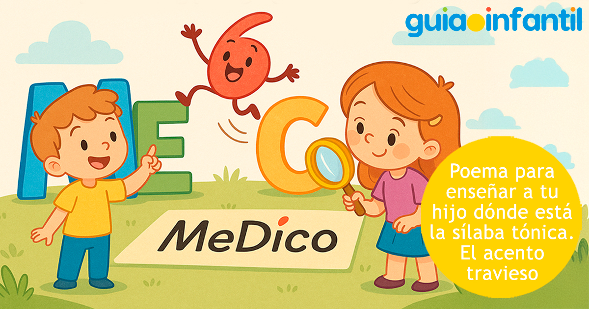 Poema, El acento travieso para niños