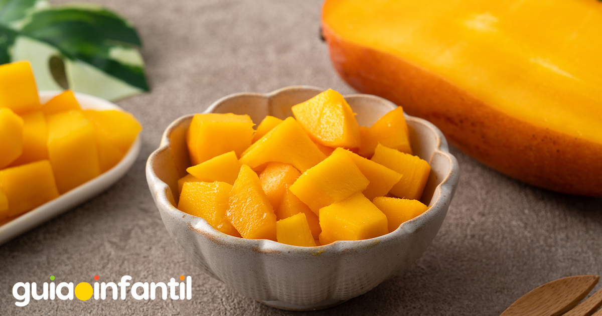 Receta con mango para niños