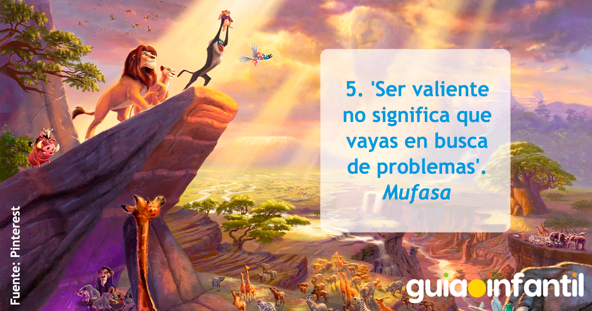 Frases de Mufasa para niños