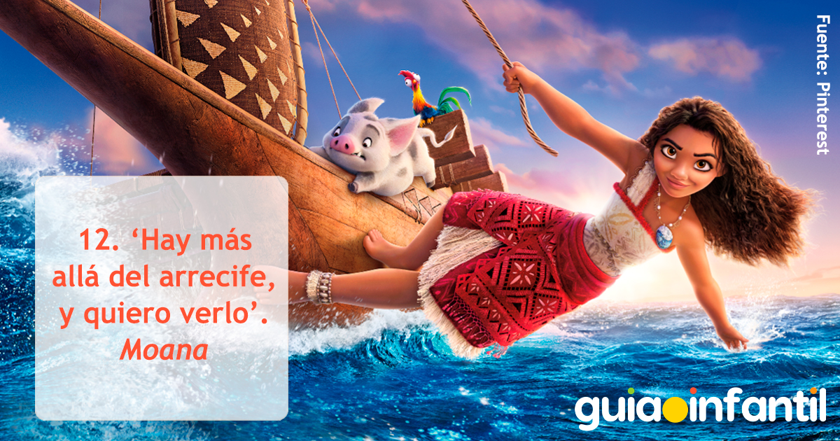 Lindos mensajes de Moana para tus hijos