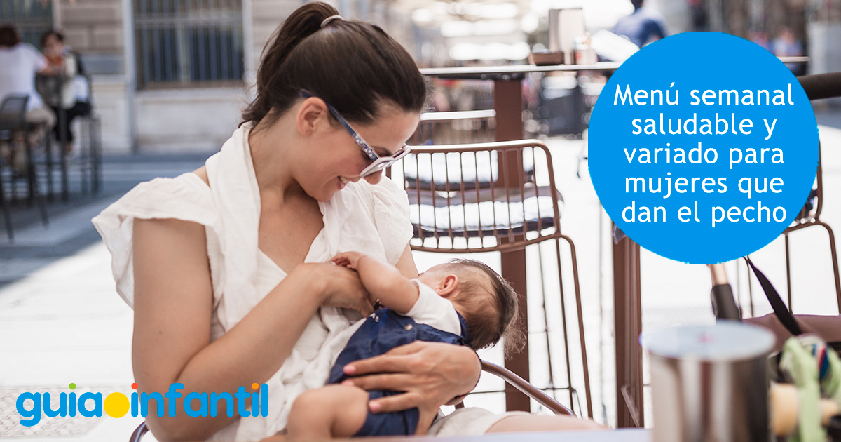 Menú para mujeres que dan el pecho