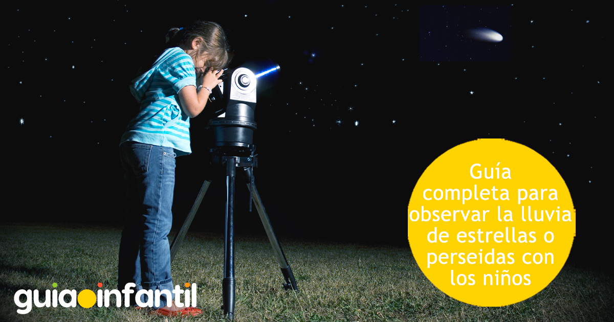 Guía para observar las perseidas con los niños
