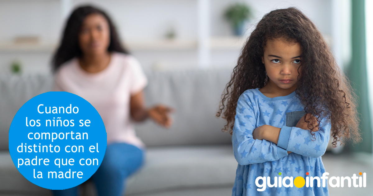 Comportamiento de los niños con mamá y papá