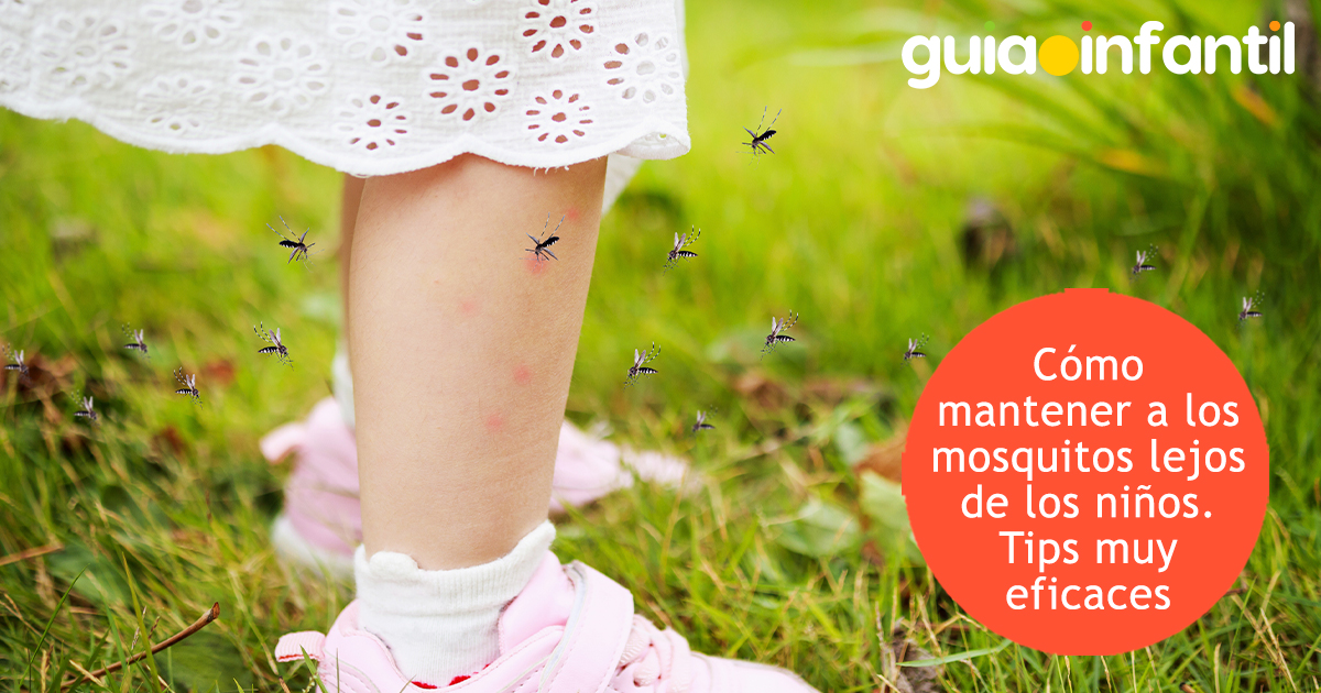 Tips para alejar a los mosquitos de los niños