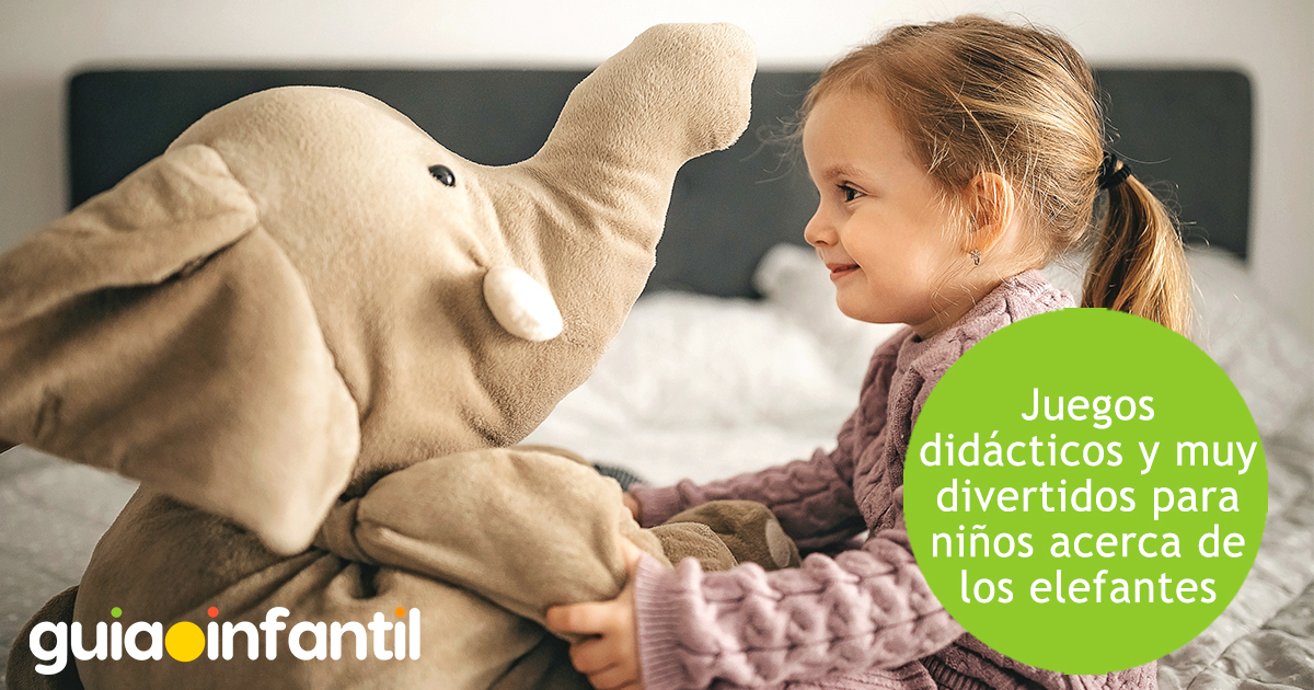 Juegos didácticos de elefantes para niños
