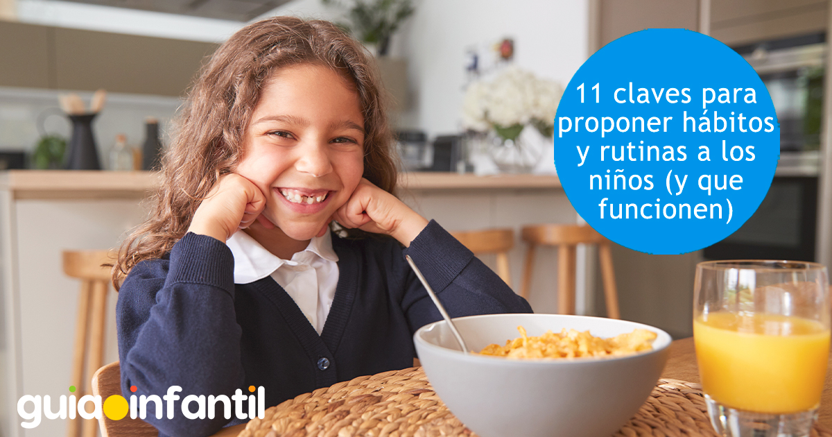 Hábitos y rutinas para niños