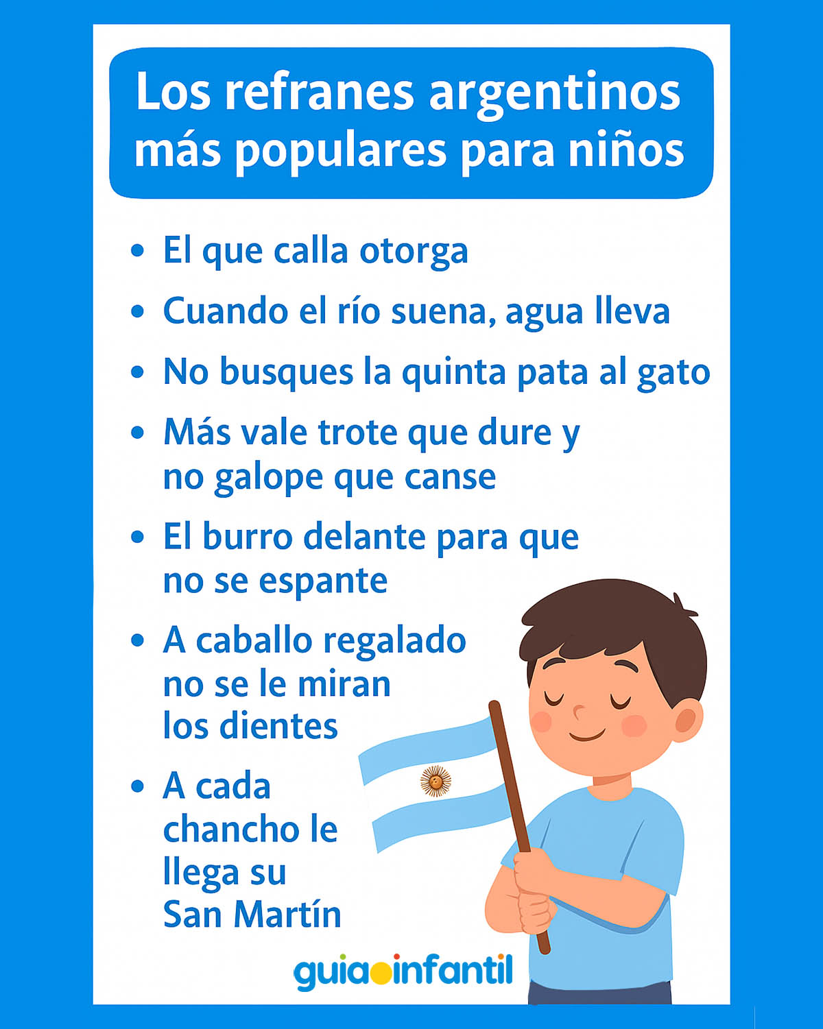 dichos argentinos para niños