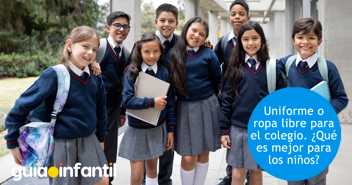 Uniforme o ropa libre en el colegio