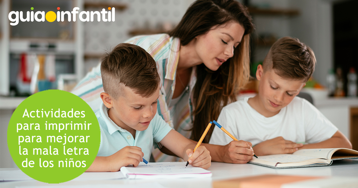 Actividades para mejorar la letra de los niños