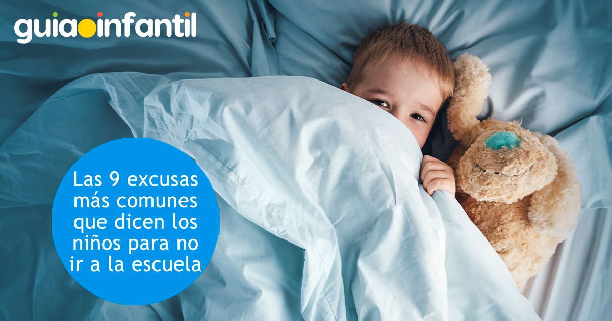 Pretextos de los niños para NO ir al cole
