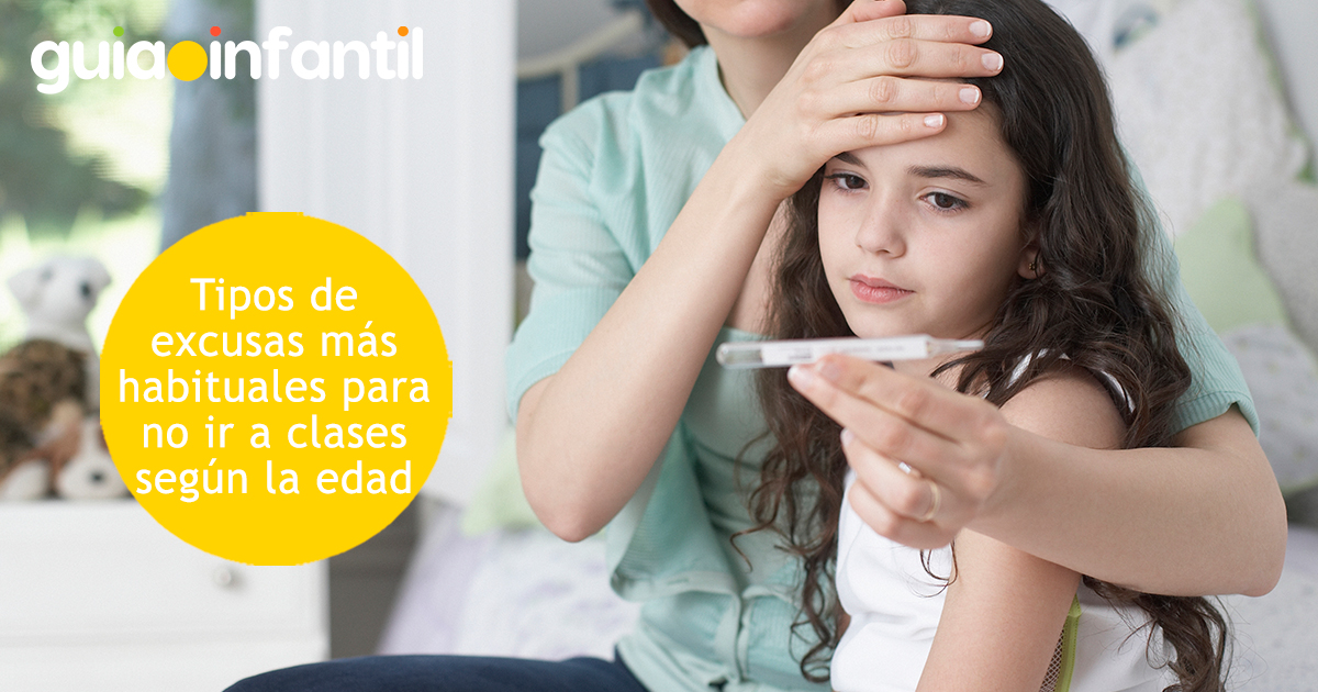 Excusas habituales para no ir al colegio