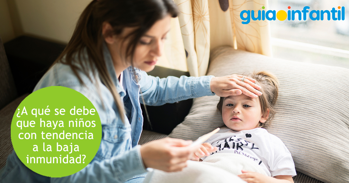 Tendencia a la baja inmunidad de los niños